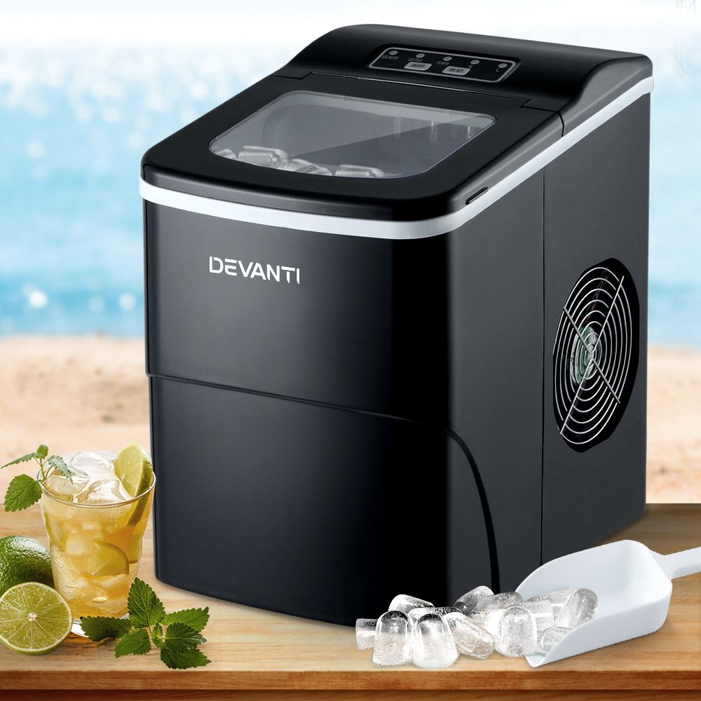 Devanti 12kg Ice Maker Machine Black