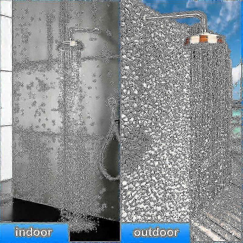 High Pressure Copper Rain Shower Head 20 cm (8 inch) Diameter Adjustable Angle Fixed Compatible with Standard Shower Arms Gold