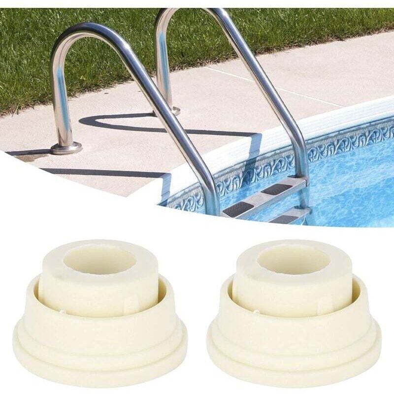 Rubber Pool Ladder Bumpers, Set Of Two White Ladder Bumpers For Pool Ladders…