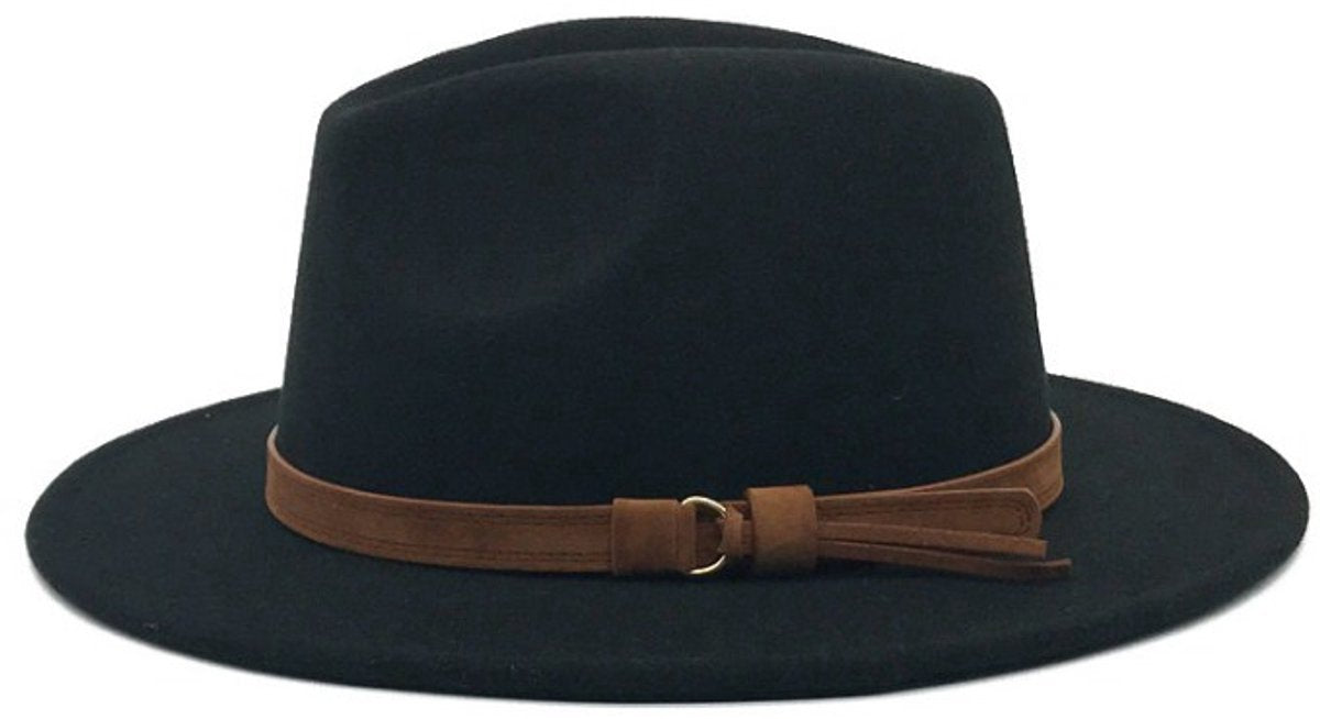 Cap - Sun hat - Bucket hat - Men's sun hat - Men's bucket hat - Hiking hats - Waterproof wool hats - Roll-up felt hats for outdoor use - Foldable leather lining - For men and women (Bordeaux)
