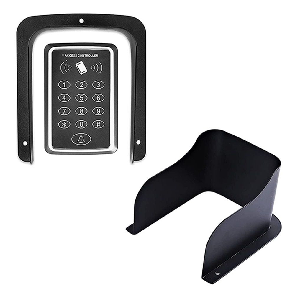 Ring Doorbell Cover Weatherproof, Large Metal Ring Doorbell Protector, Access Control Rain Cover, Outdoor Keypad Cover Protector, Ring Video Doorbell Waterproof Cover, Camera Doorbell Cover Black