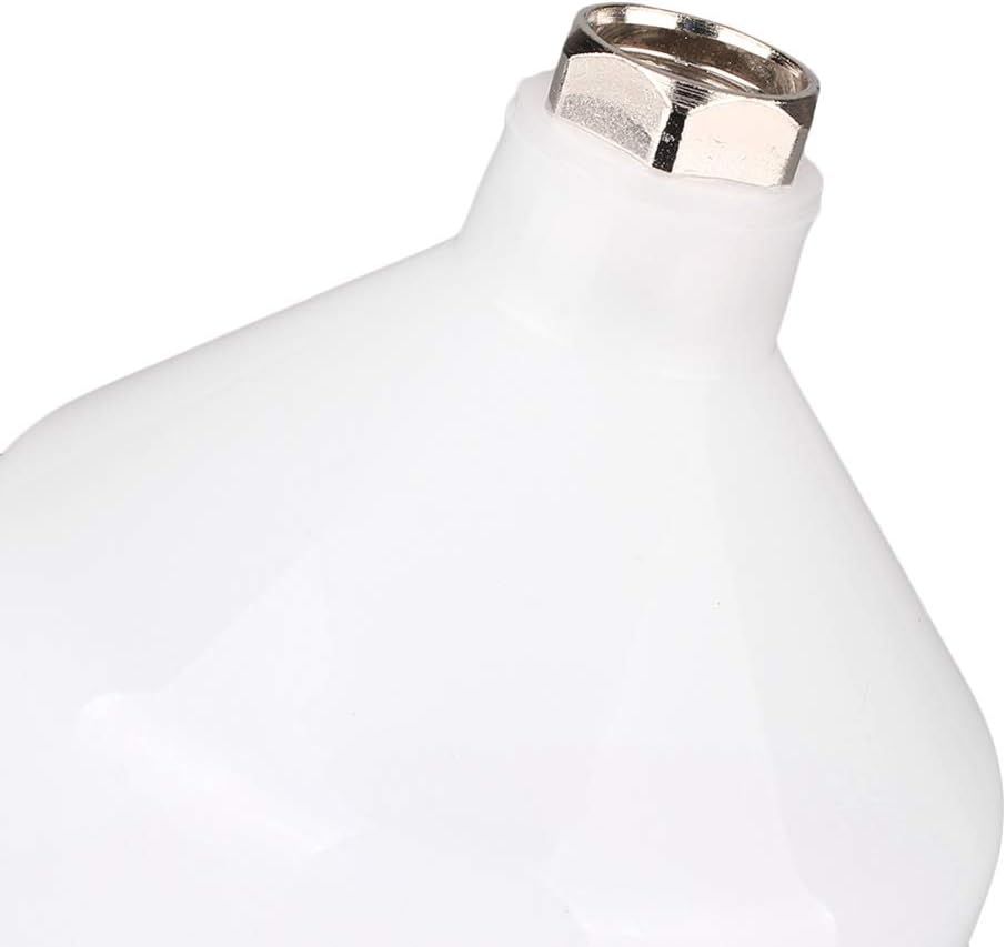 600ml Spray Paint Gun Cup Air Gravity Feed Paint Spray Auto Car Pot Threaded Connector Capacity for Spray Gun White