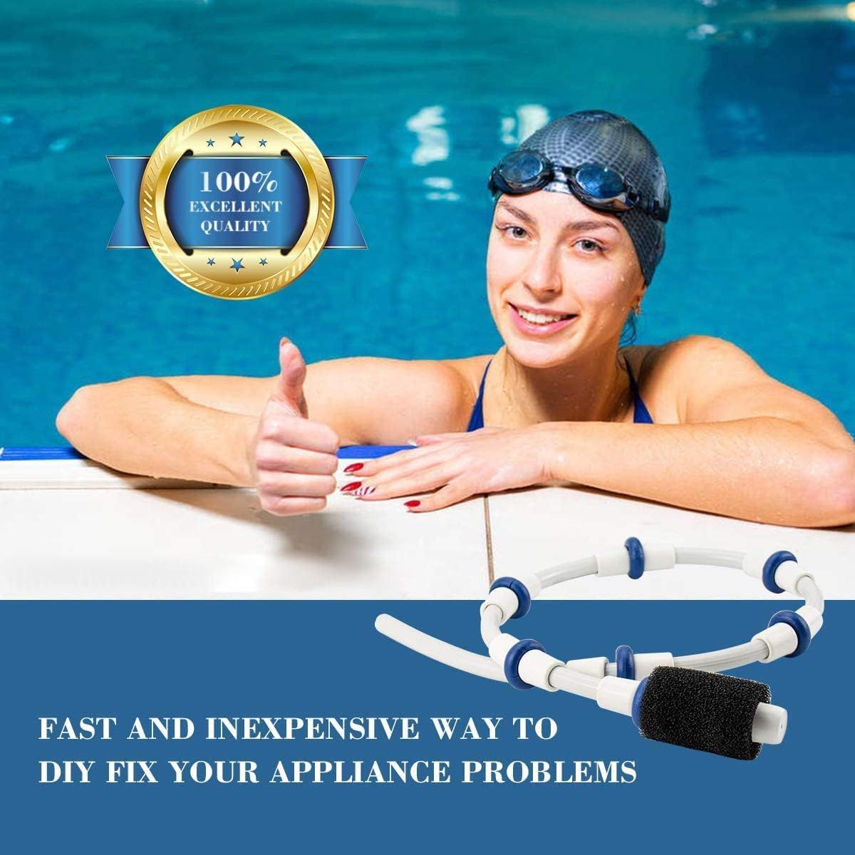Automatic Pool Cleaner Sweep Hose Complete B5 B-5 Replacement or Zodiac Polaris 280 380 480 180 Pool Cleaner - 2 Pack