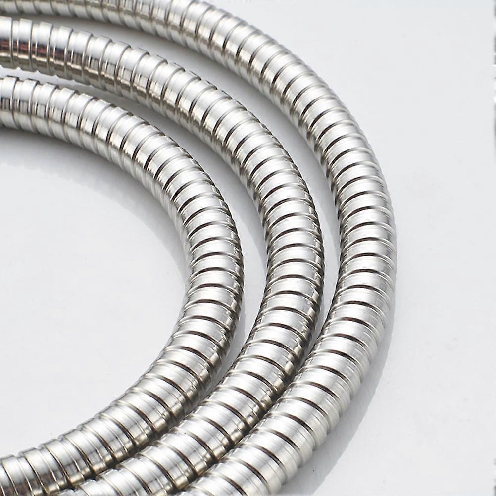 Stainless Steel Replacement Shower Hose, Double Buckle 200cm Shower Tube