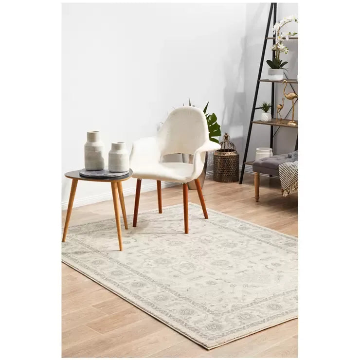 Evoke 261 White Rug 400 x 300cm - Transitional Design for Home Decor