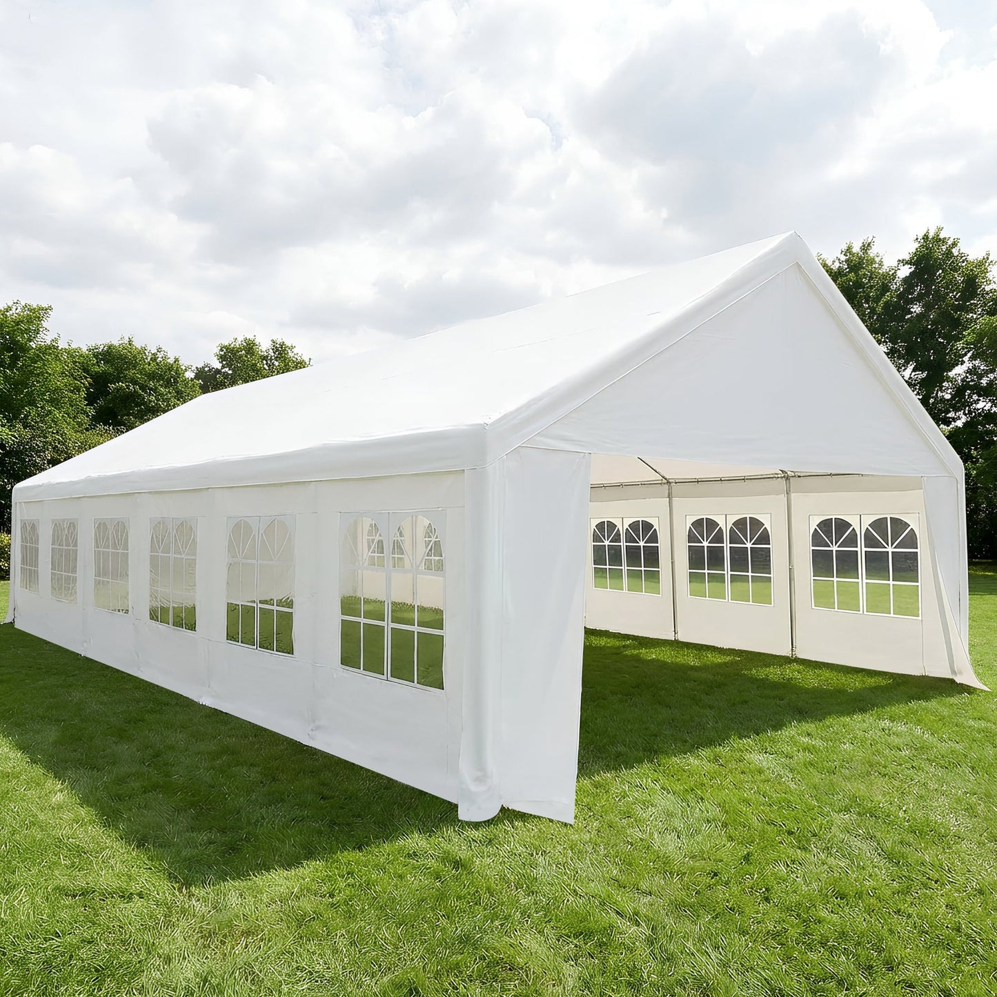 Wallaroo 6x12m Outdoor Event Marquee Gazebo Party Wedding Tent - White