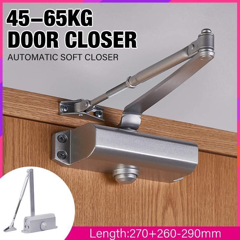 Hydraulic Automatic Door Closer with Adjustable Closing Speed, Soft Close - 1 Pc