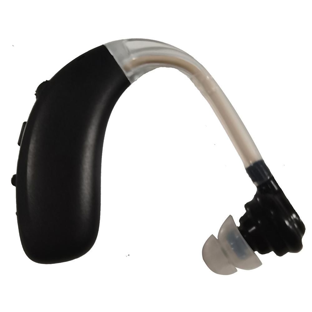 Earhook Hearing Aid With Usb Charging Noise Reduction - Silver