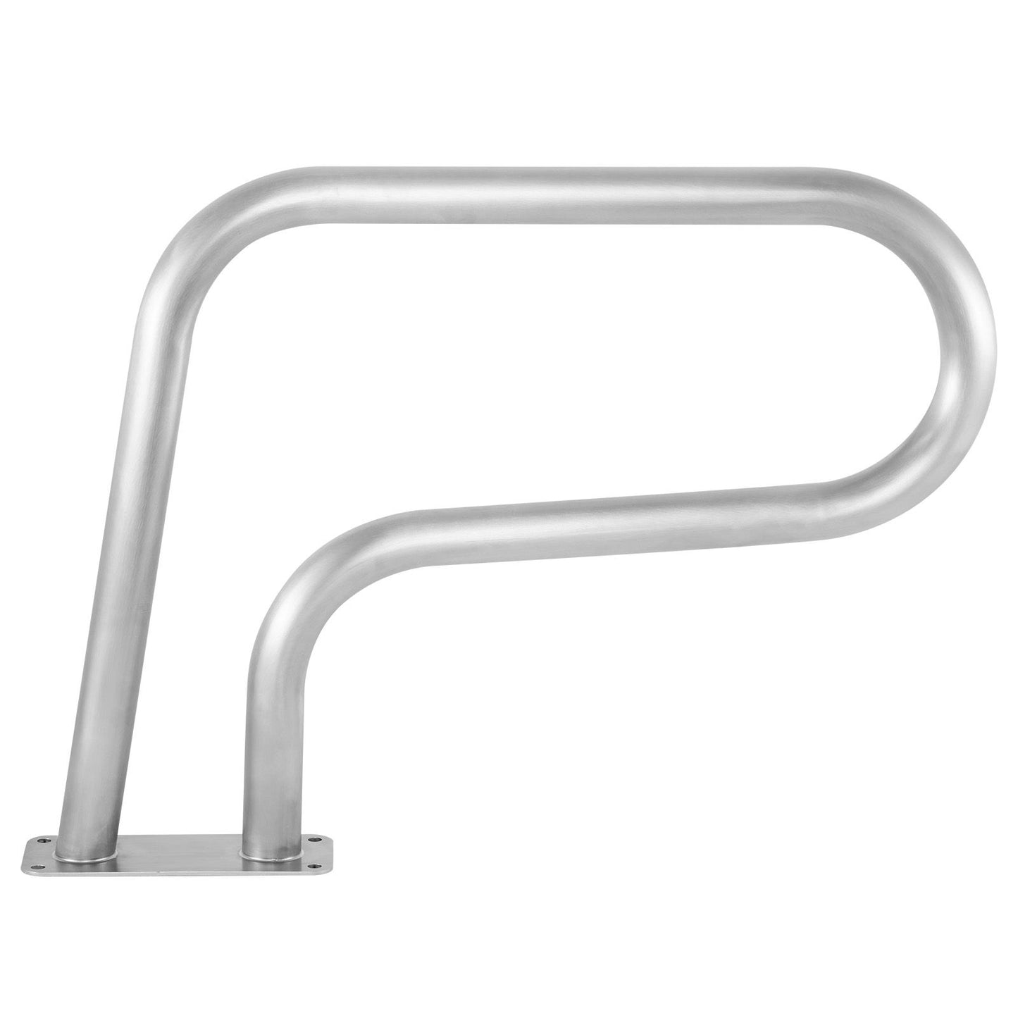 Pool Rail 30x22 Pool Railing 304 Stainless Steel 250LBS Load Capacity Silver Rustproof Pool Handrail Humanized Swimming Pool Handrail with Blue Grip Cover & M8 Drill Bit & Self-Taping Screws