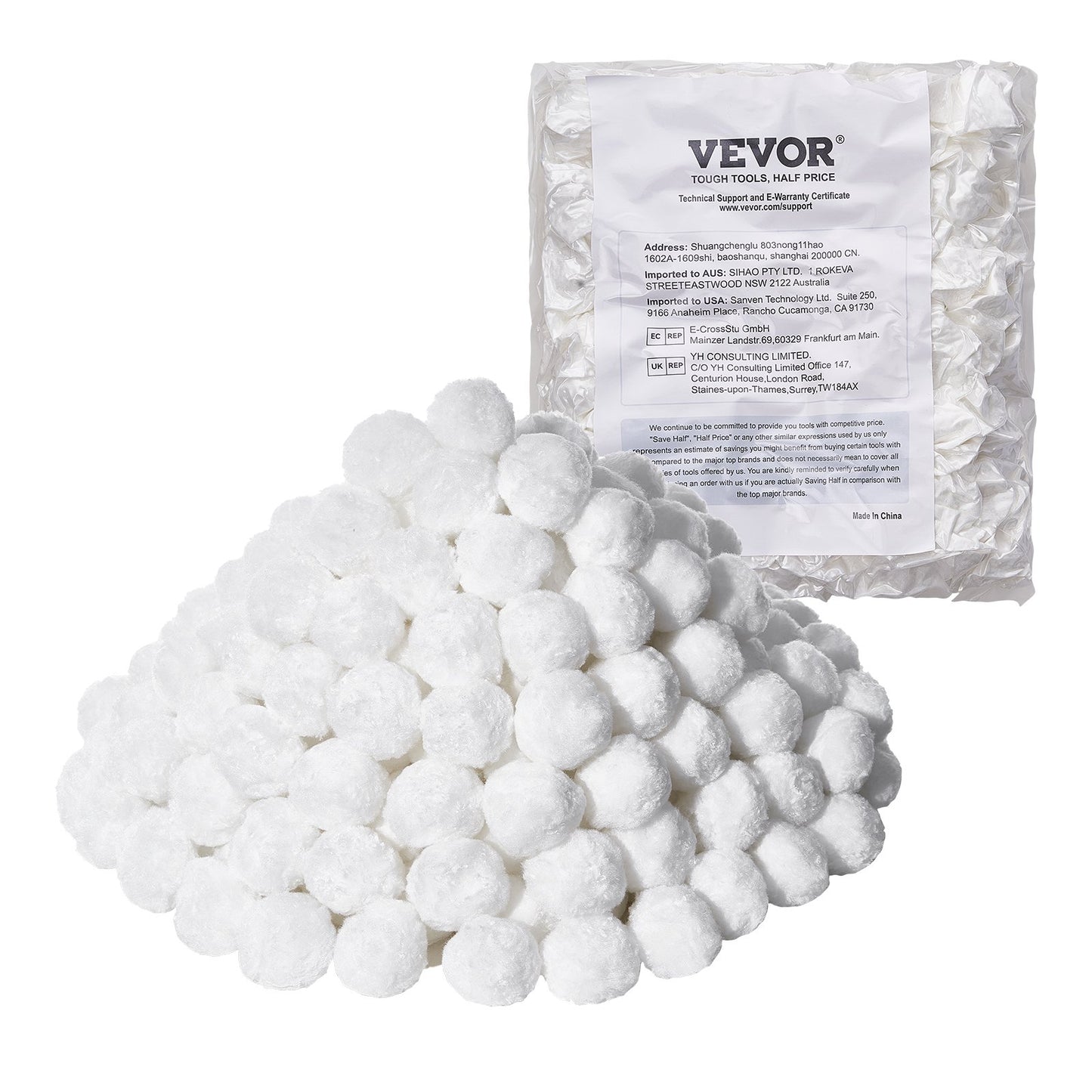 Pool Filter Balls for Sand Filter Pump 1.56 kg Reusable for Swimming Pool
