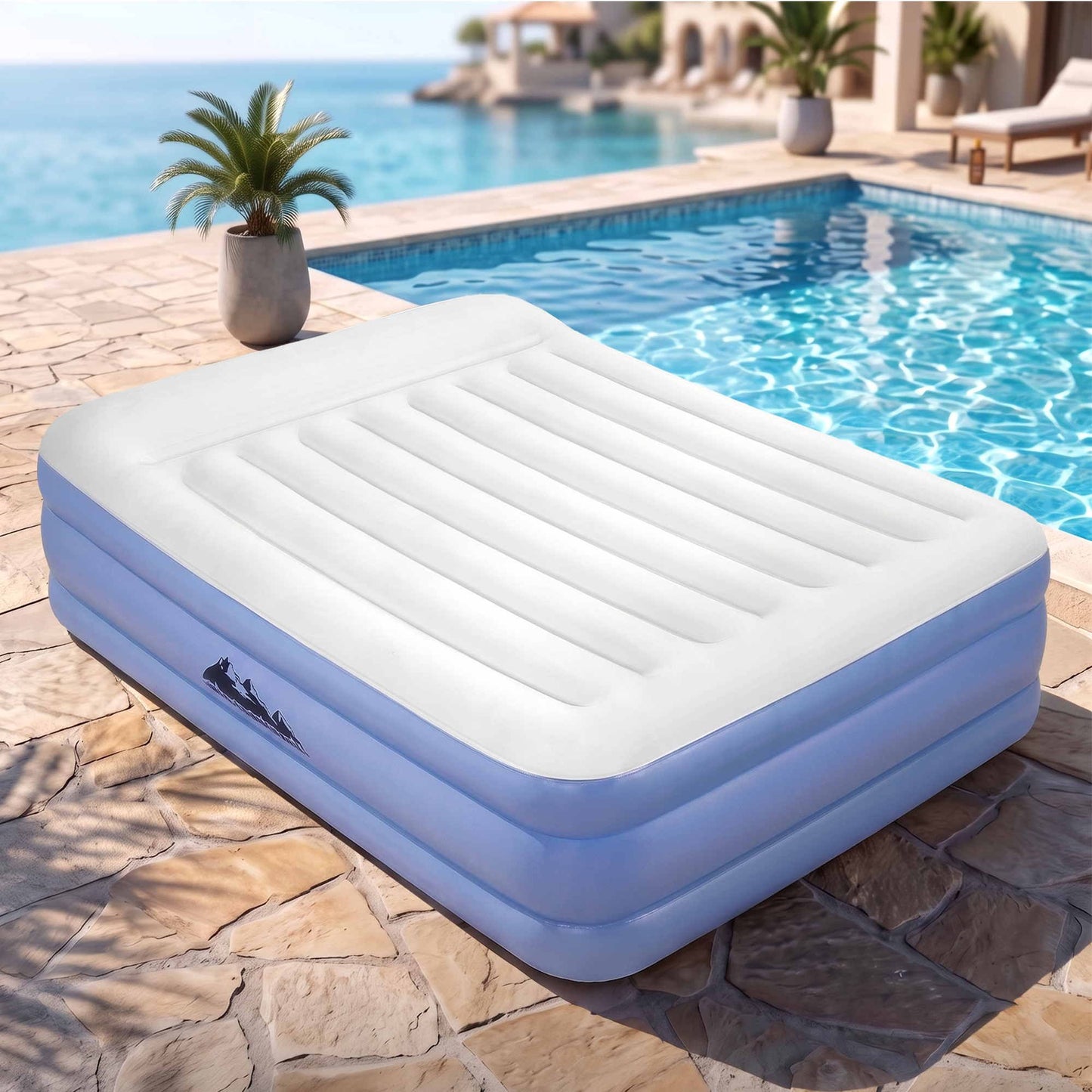 Weisshorn Queen Air Mattress with Rechargeable Cordless Pump 50cm