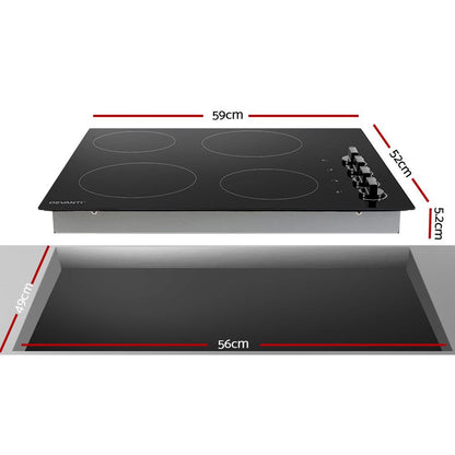 Devanti Electric Ceramic Cooktop 60cm
