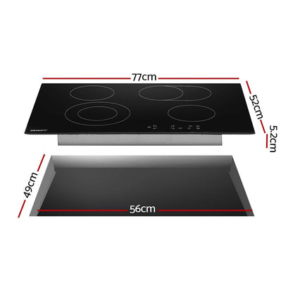 Devanti Electric Ceramic Cooktop 77cm