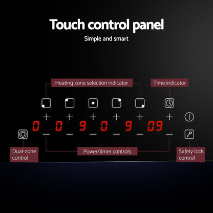 Devanti Electric Ceramic Cooktop 90cm