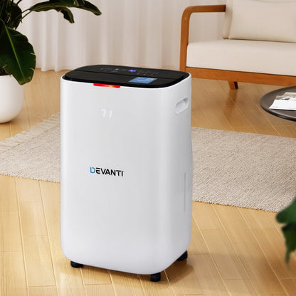 Devanti Dehumidifier 20L Air Purifier White