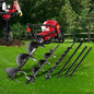 Giantz Post Hole Diggers Petrol Digger Extension Auger Bits