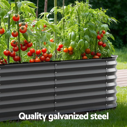 Green Fingers Garden Bed 9 In 1 Modular Planter Box Raised Container Galvanised