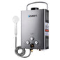 Devanti Portable Gas Water Heater LPG System Grey