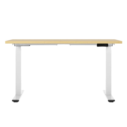 Artiss Standing Desk Motorised Dual Motor 140CM White Oak