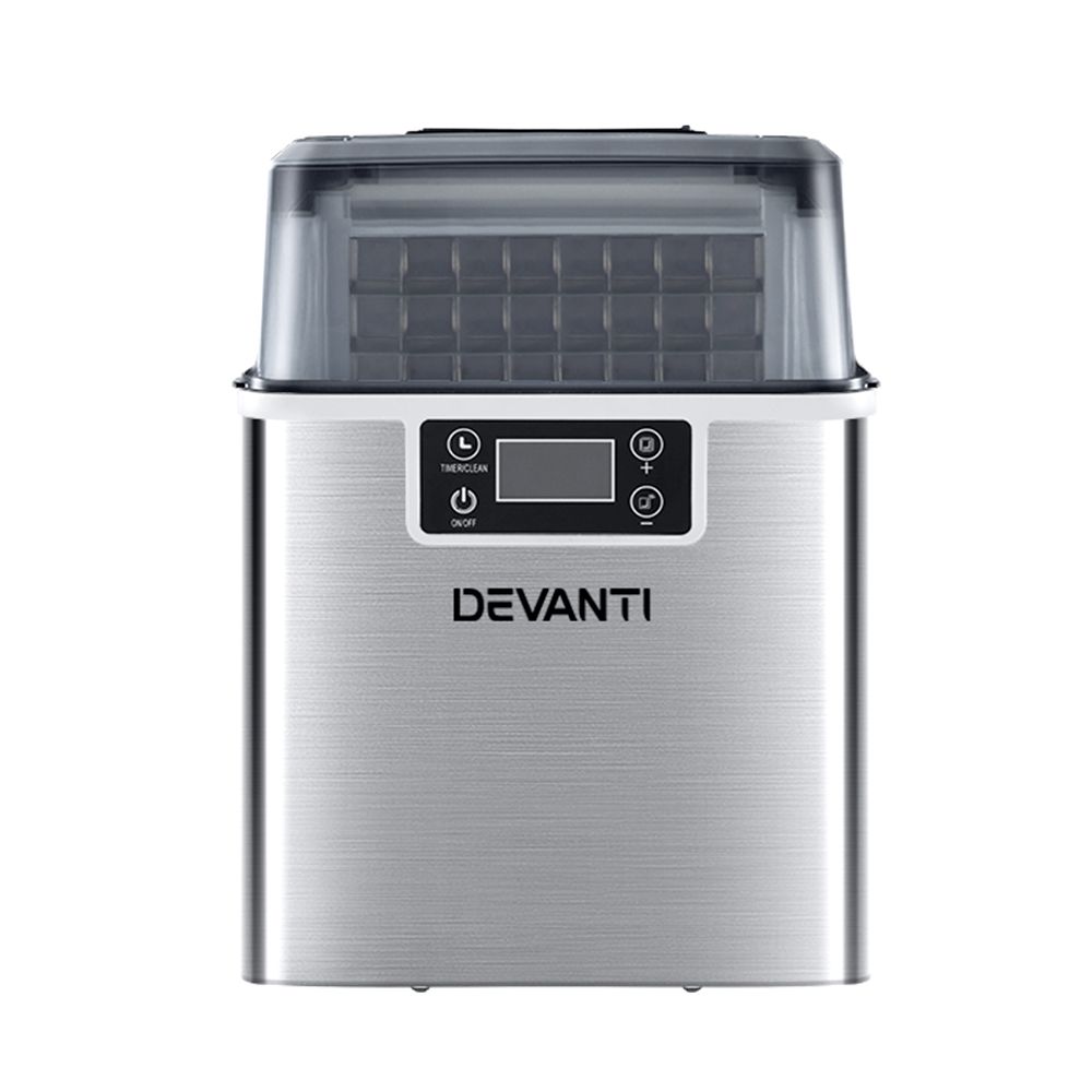 Devanti 20kg Ice Maker Machine Stainless Steel