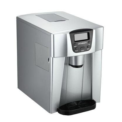 Devanti 12kg Ice Maker Machine with Water Dispenser