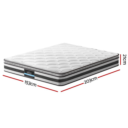 Giselle Bedding 21cm Mattress Pillow Top Queen