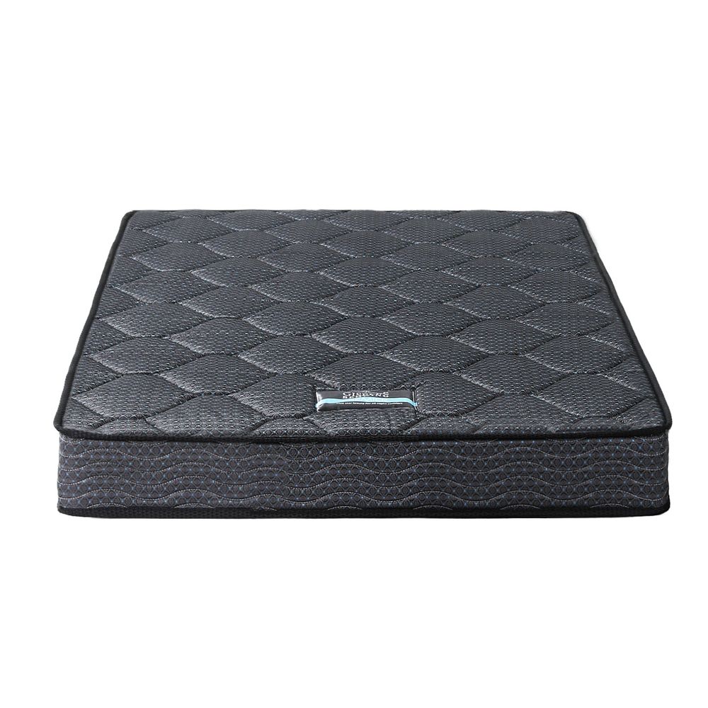 Giselle Bedding King Single Mattress 16cm Bonnell Spring Medium Firm Tight Top