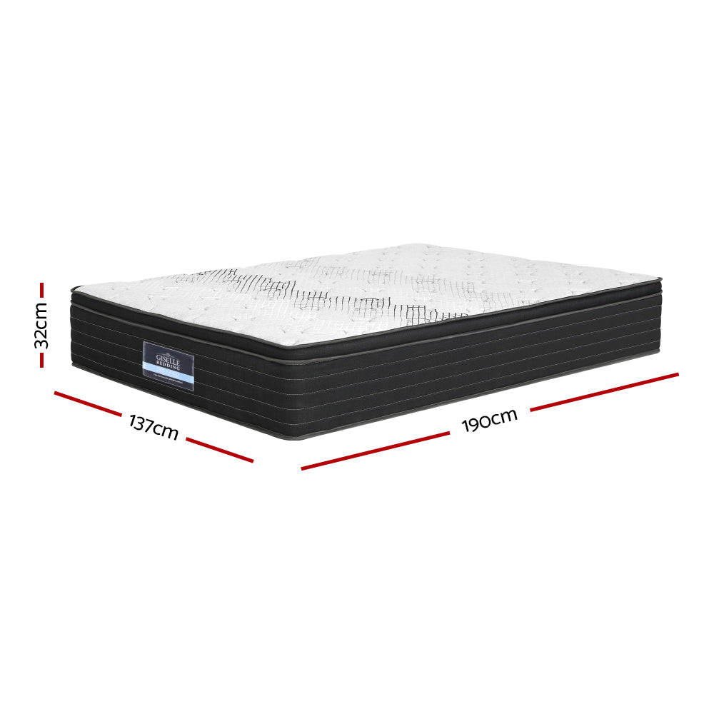 Giselle Bedding 32cm Mattress Extra Firm Double