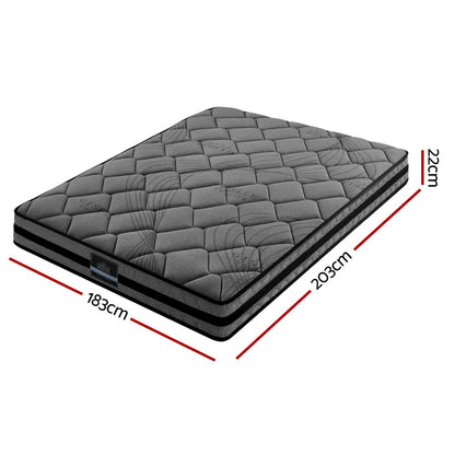 Giselle Bedding 22cm Mattress Medium Firm King