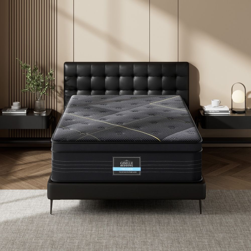 35cm Giselle Mattress King Single Bed Bamboo Pocket Firm Foam
