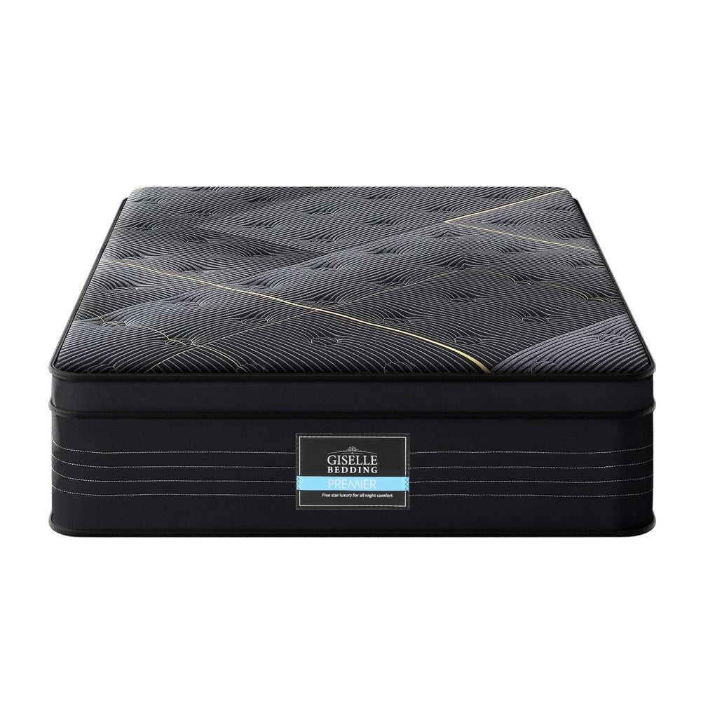 35cm Giselle Mattress King Single Bed Bamboo Pocket Firm Foam