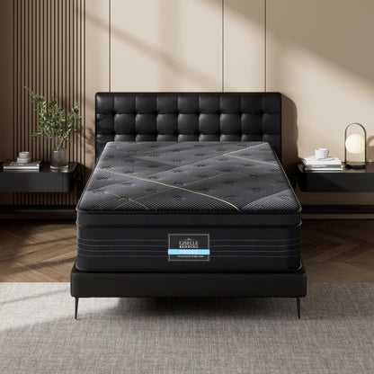 35cm Giselle Mattress Single Bed Bamboo Pocket Firm Foam
