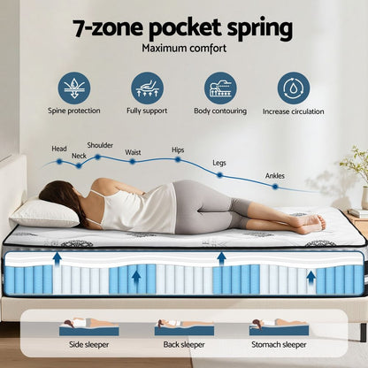 Giselle Bedding 35cm Mattress Cool Gel Memory Foam Queen