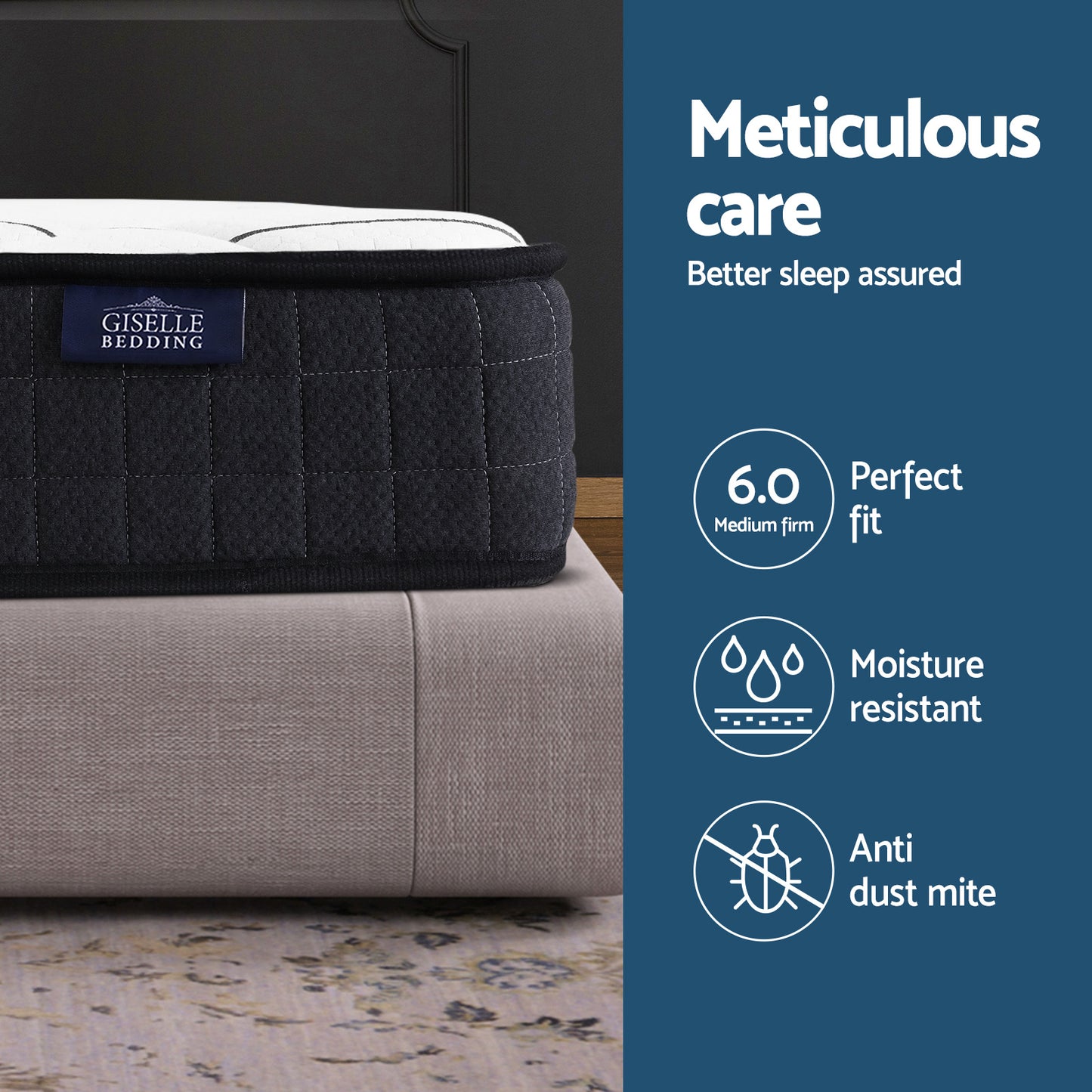 Giselle Bedding 16cm Mattress Medium Firm Double