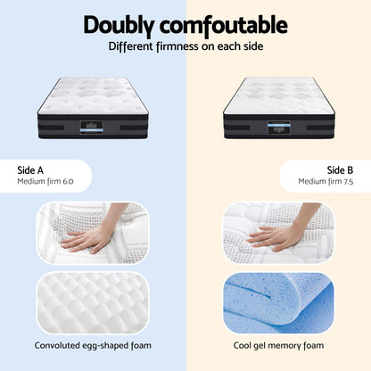 Giselle Bedding 36cm Mattress Cool Gel Memory Foam King Single