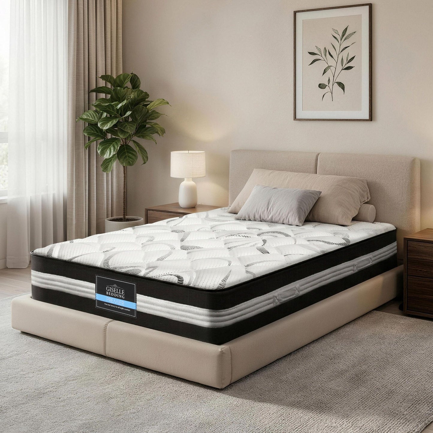 Giselle Bedding 30cm Mattress Medium Firm Single