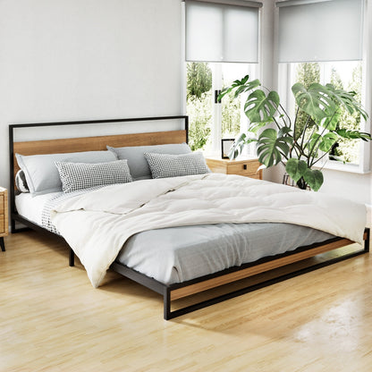 Artiss Bed Frame King Size Metal Frame DANE