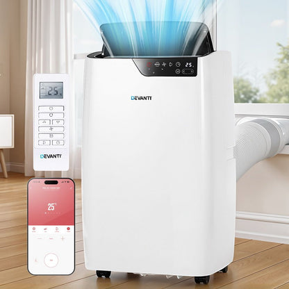 Devanti Portable Air Conditioner Dehumidifier Fan 12000BTU