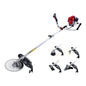 Giantz Pole Chainsaw Petrol Hedge Trimmer Tree Pruner 5 In 1