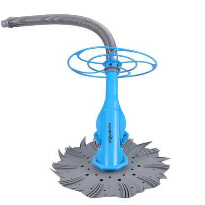 Aqua Buddy Vacuum Pool Cleaner Automatic Swimming Pool Floor Climb Wall Grey