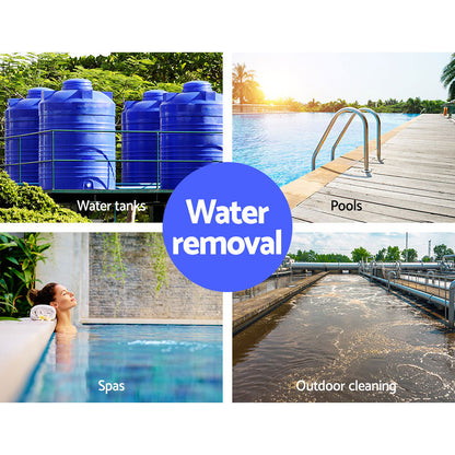 Giantz 2000W Submersible Dirty Water Pump Bore Tank Well Steel Automatic