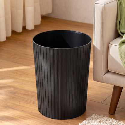 Cefito 8L Open Top Rubbish Bins Waste Bin Trash Can Storage Dustbin Black
