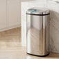 Devanti 50L Motion Sensor Bin Rubbish Automatic Silver