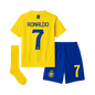 Soccer Jersey Kit Ronaldo #7 Al Nassr KSA Size 24 26 28