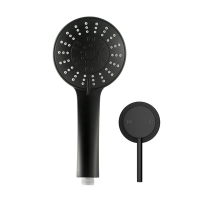 Cefito 4.5" Handheld Shower Head Round with Wall Bathroom Mixer