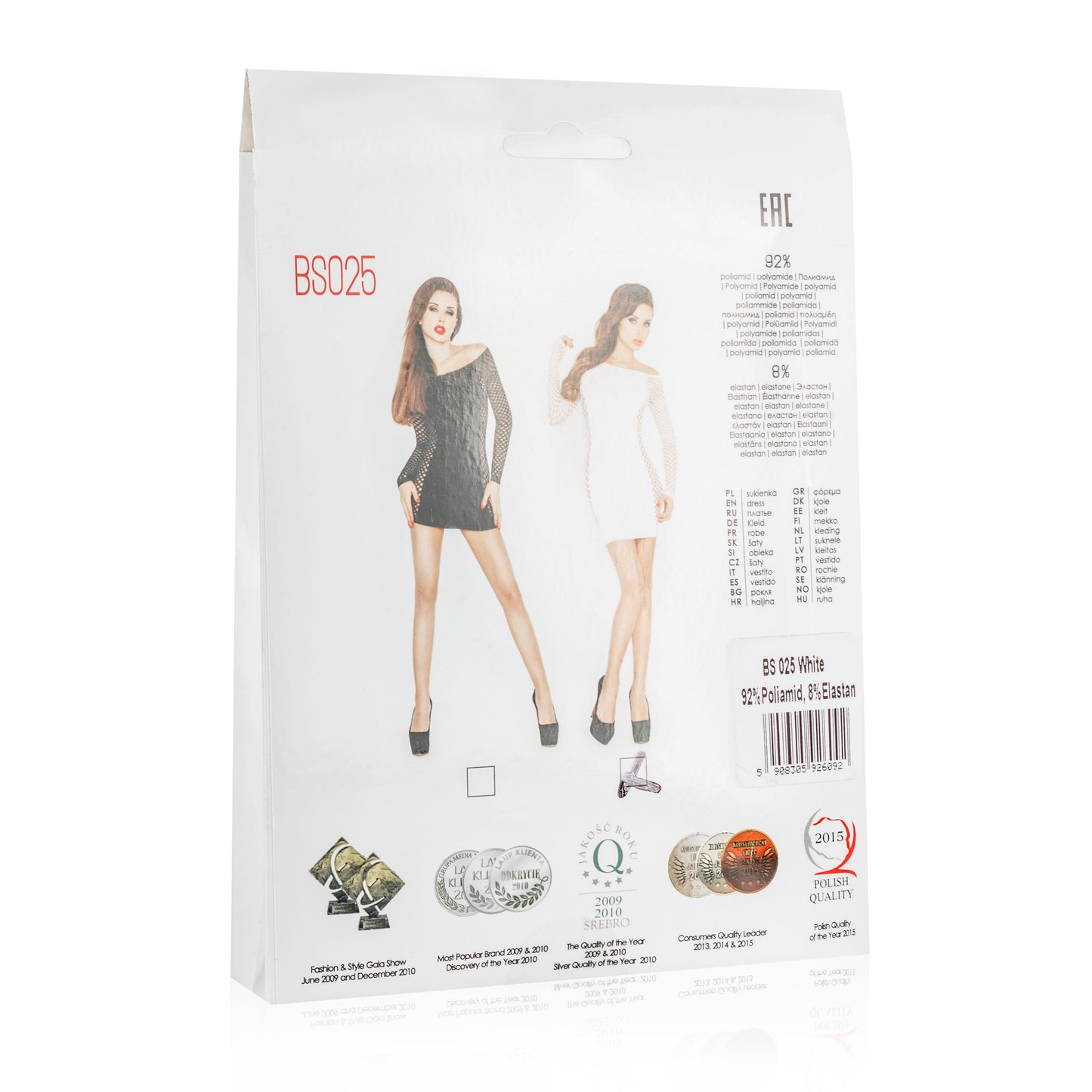 Passion Lingerie Brand Mini Dress Blk With Mesh Sleeves And Sides