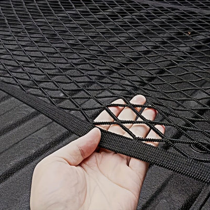 High-elasticity truck bed net, cargo net for pickup truck bed, stretchable mesh organizer for pickup truck trunk bed, suitable for daily light loads in trucks