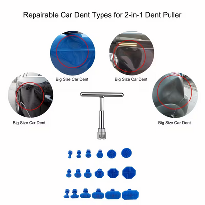 Car dent repair TOOLS, short T-pull repair puller tools without sheet metal repair