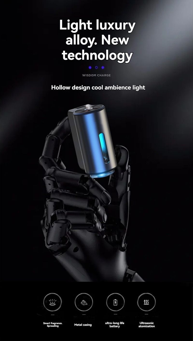 Car Aroma Diffuser Adjustable Settings Essential Oil Diffuser For Car Car - Blue - Size ocean