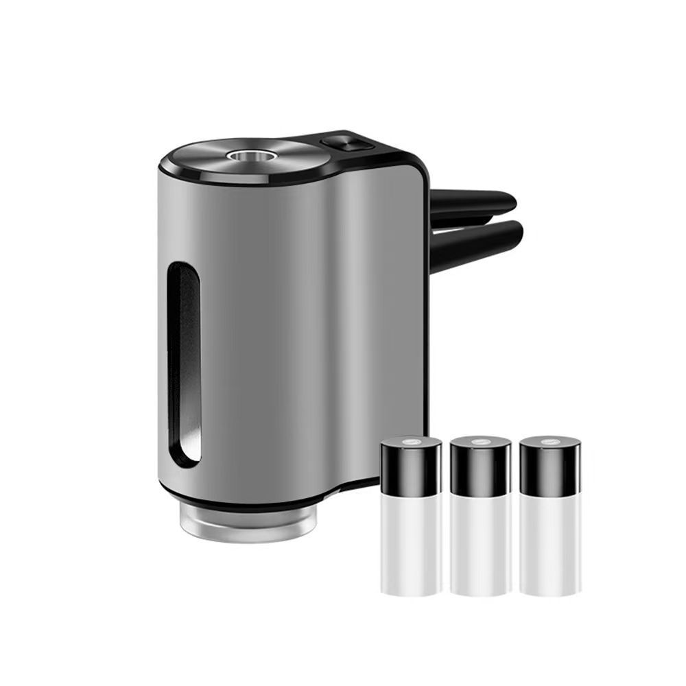 Car Aroma Diffuser Adjustable Settings Essential Oil Diffuser For Car Car - Gray - Size Hilton
